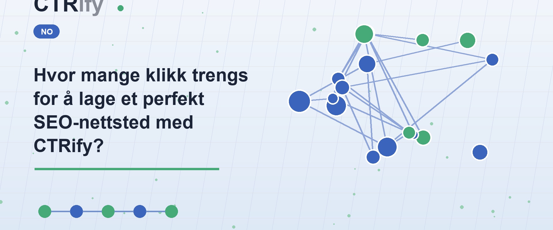 Hvor mange klikk trengs for å lage et perfekt SEO-nettsted med CTRify?