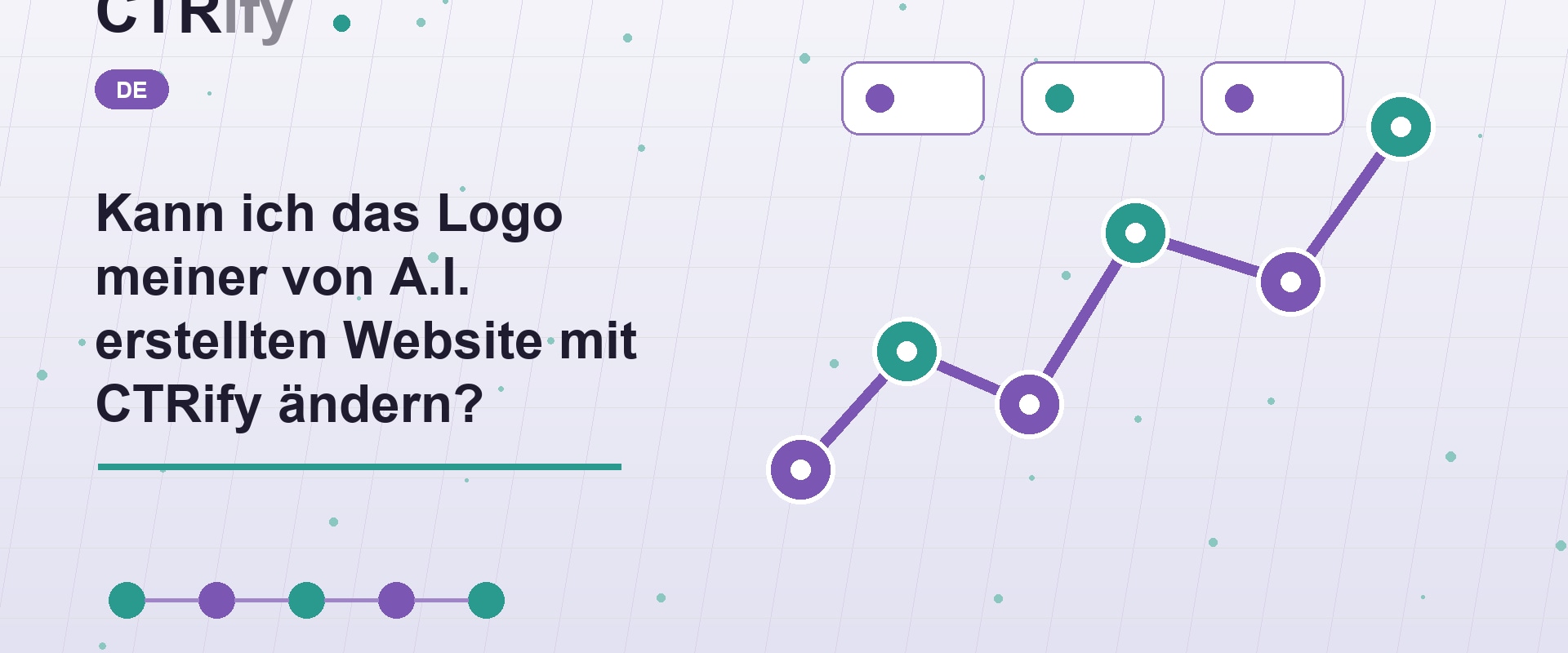 Kann ich das Logo meiner von A.I. erstellten Website mit CTRify ändern?
