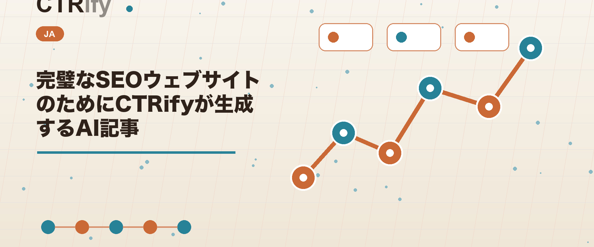 完璧なSEOウェブサイトのためにCTRifyが生成するAI記事