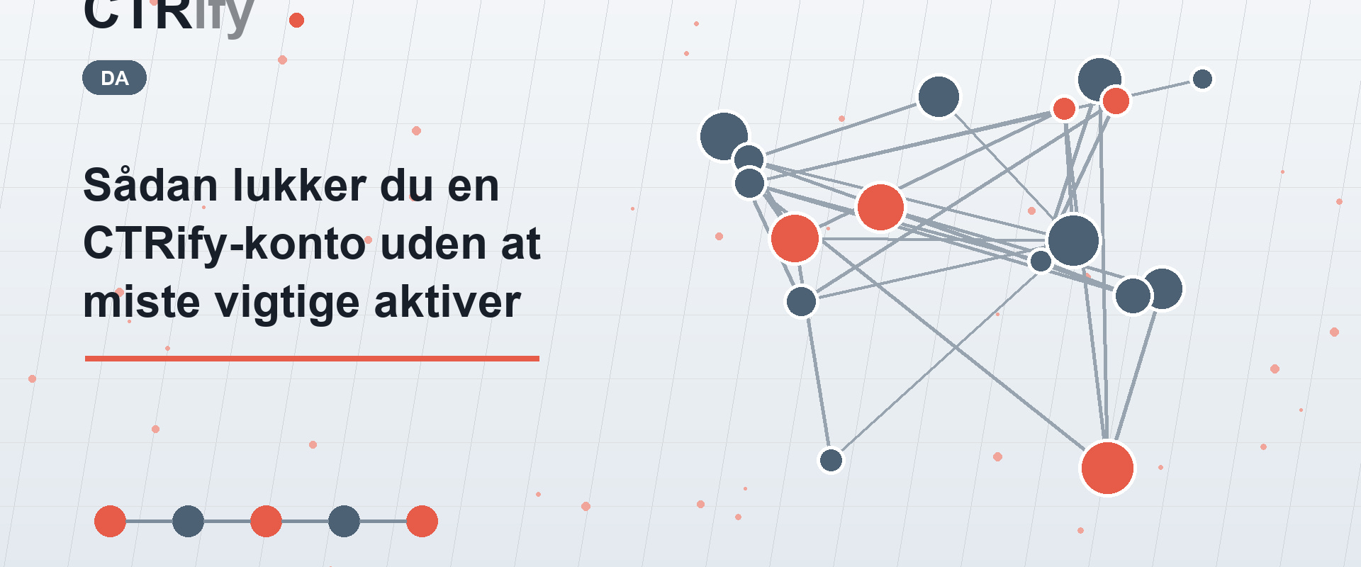 Sådan lukker du en CTRify-konto uden at miste vigtige aktiver