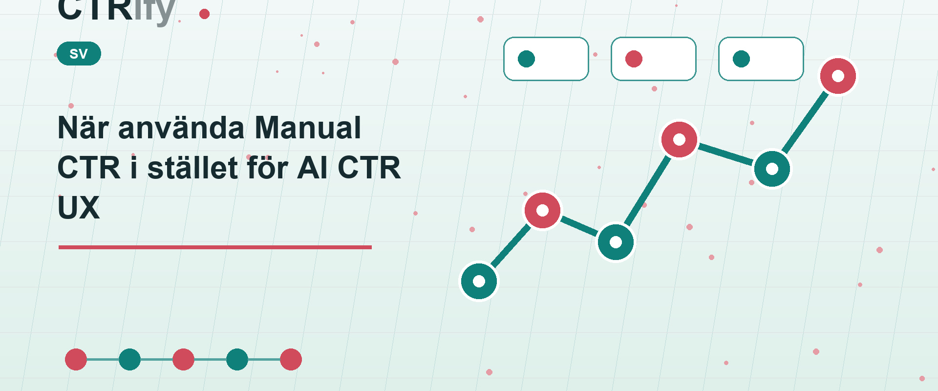 När använda Manual CTR i stället för AI CTR UX