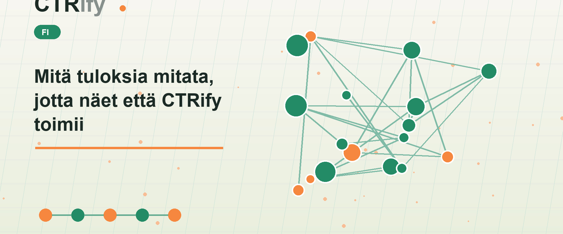 Mitä tuloksia mitata, jotta näet että CTRify toimii