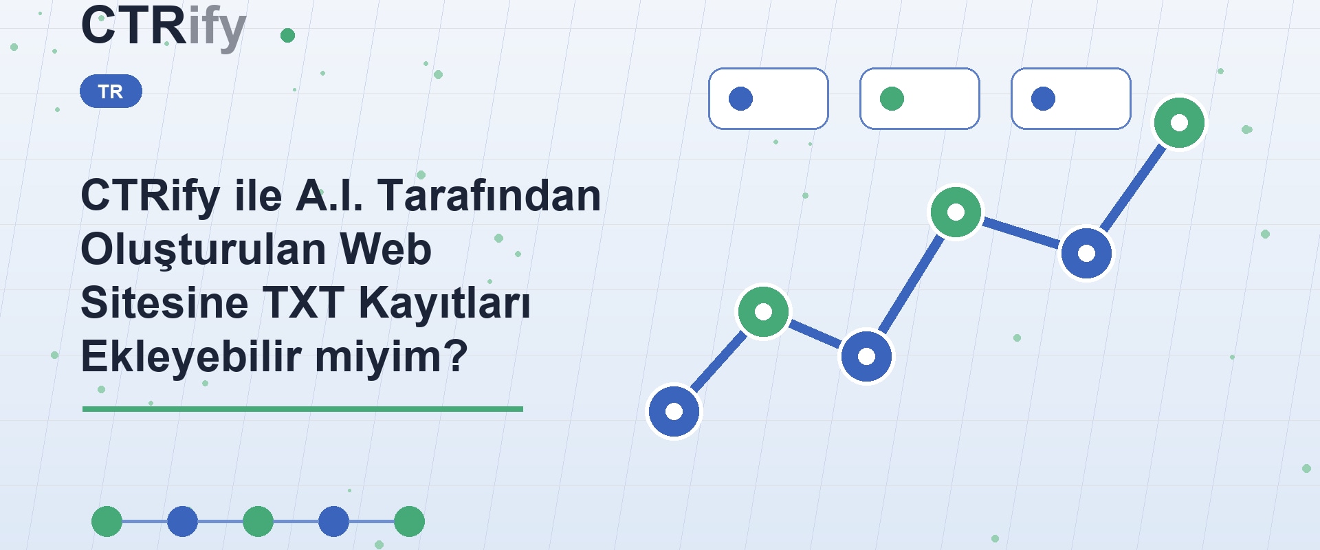 CTRify ile A.I. Tarafından Oluşturulan Web Sitesine TXT Kayıtları Ekleyebilir miyim?