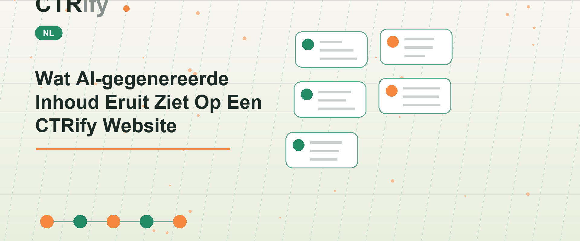 Wat AI-gegenereerde Inhoud Eruit Ziet Op Een CTRify Website