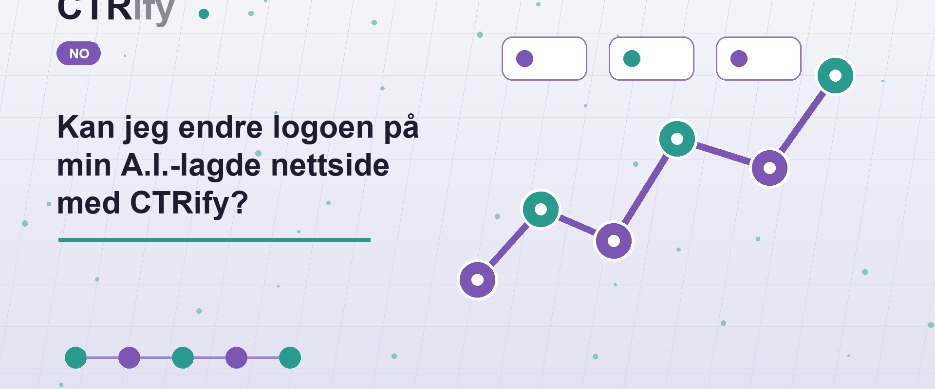 Kan jeg endre logoen på min A.I.-lagde nettside med CTRify?