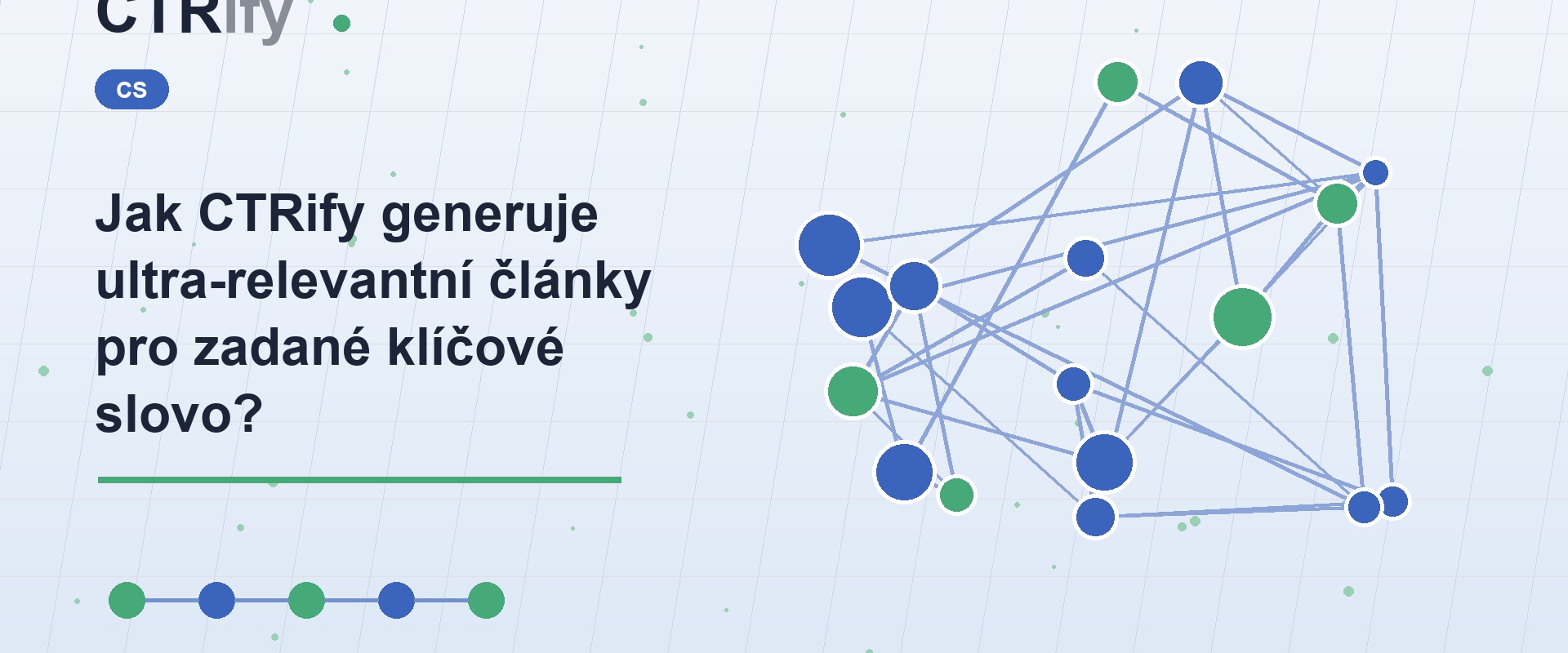 Jak CTRify generuje ultra-relevantní články pro zadané klíčové slovo?