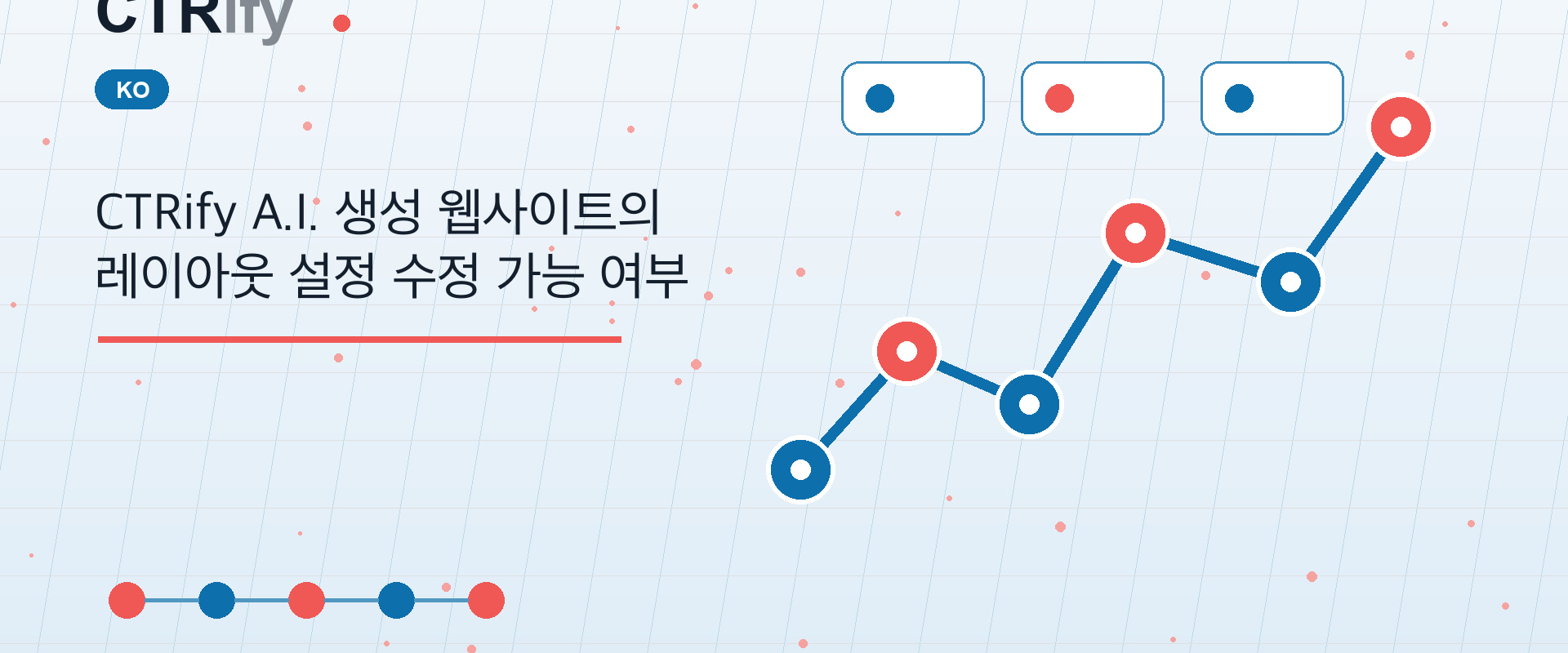 CTRify A.I. 생성 웹사이트의 레이아웃 설정 수정 가능 여부