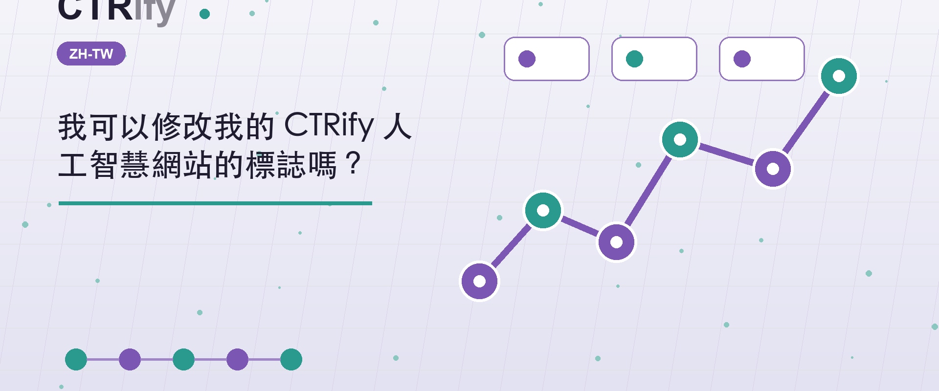 我可以修改我的 CTRify 人工智慧網站的標誌嗎?