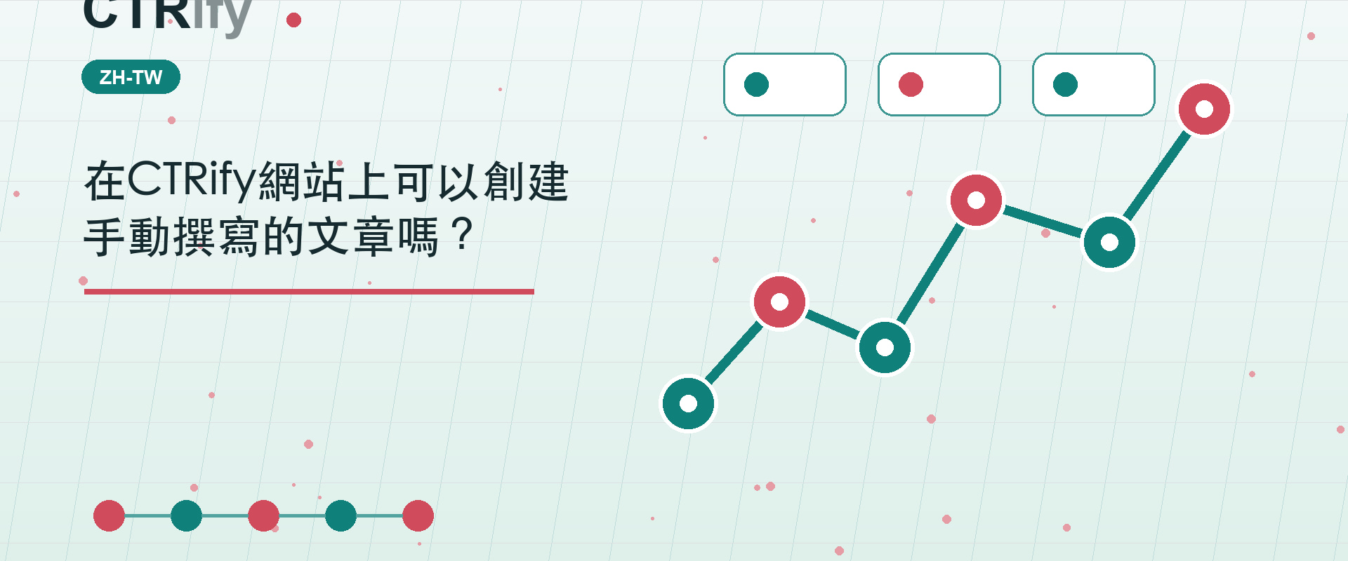 在CTRify網站上可以創建手動撰寫的文章嗎？