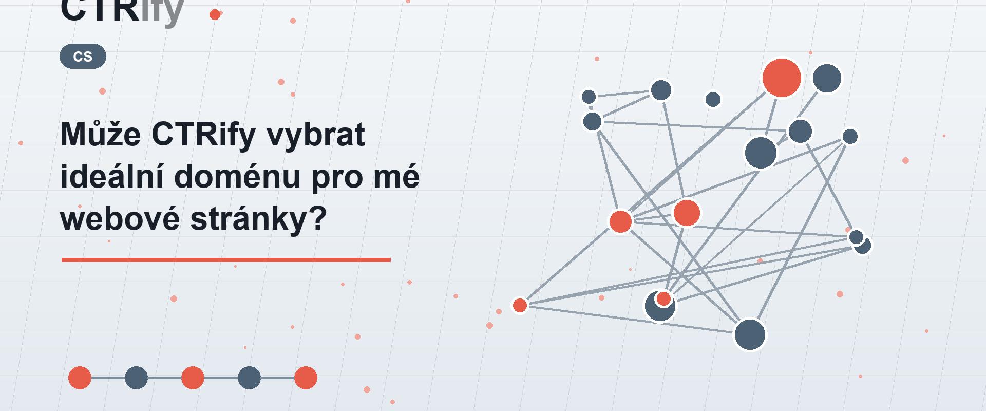 Může CTRify vybrat ideální doménu pro mé webové stránky?