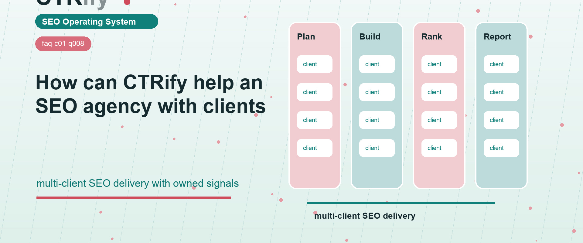 Cómo puede CTRify ayudar a una agencia SEO con clientes
