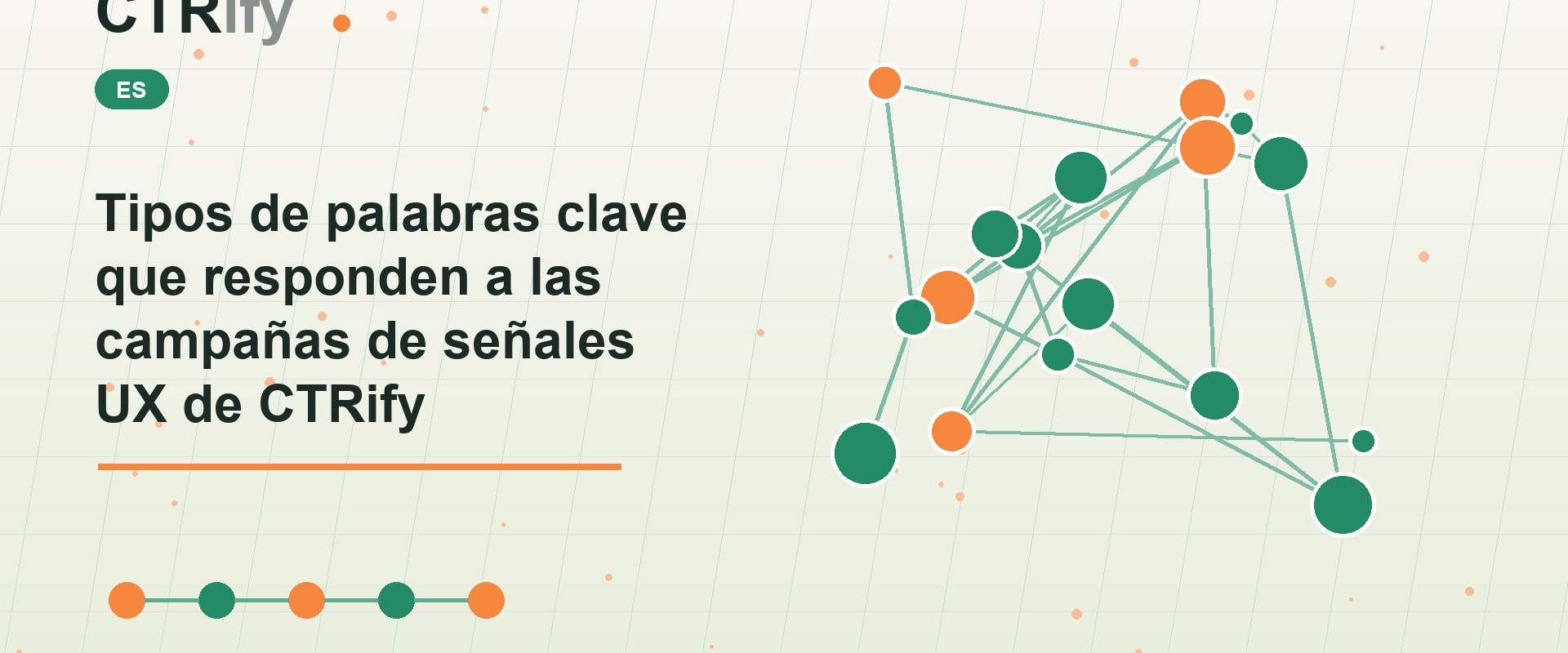 Tipos de palabras clave que responden a las campañas de señales UX de CTRify