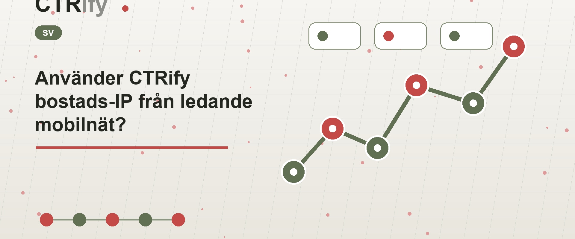 Använder CTRify bostads-IP från ledande mobilnät?