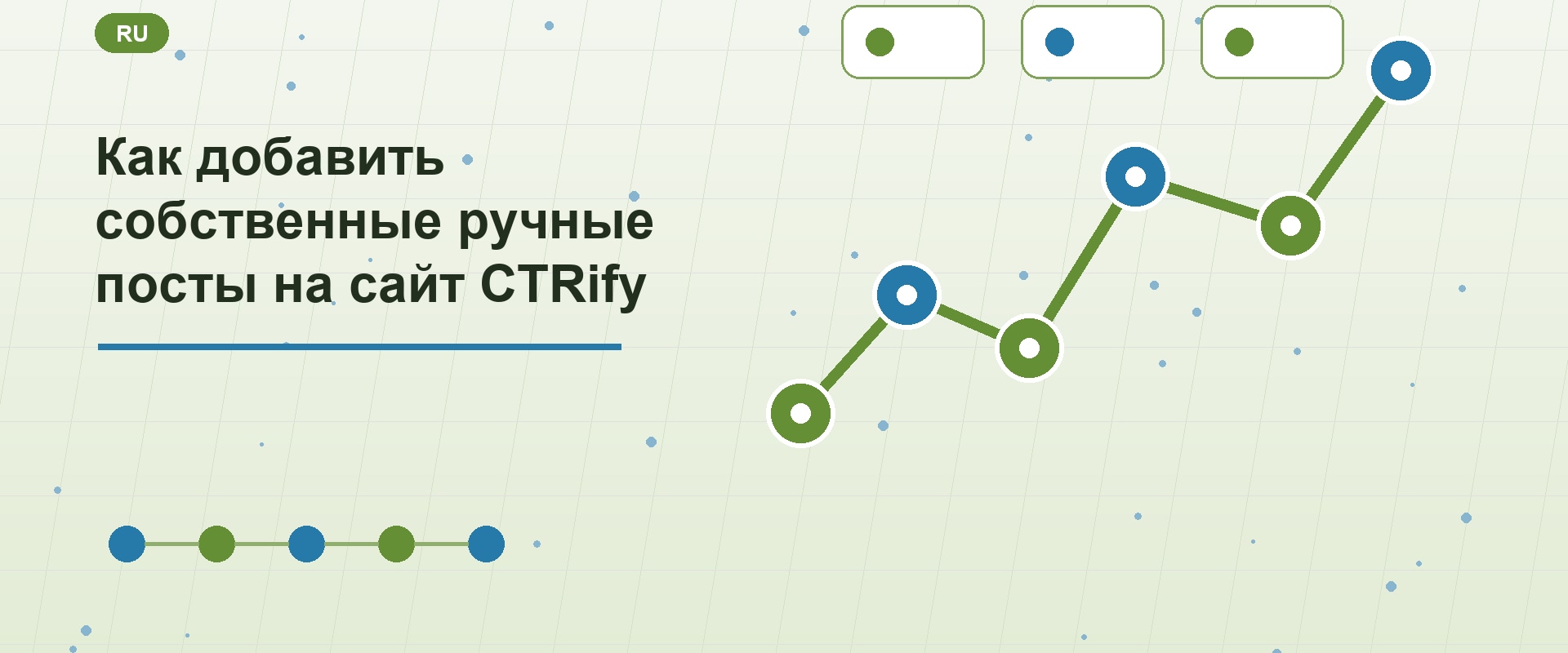 Как добавить собственные ручные посты на сайт CTRify