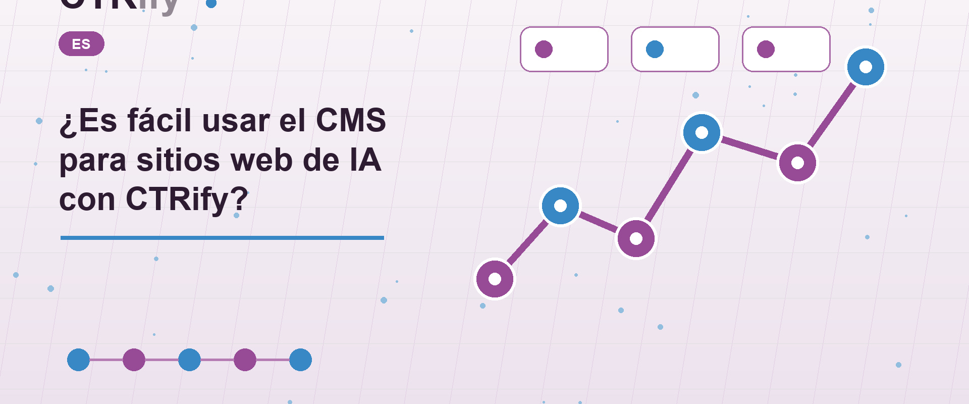 ¿Es fácil usar el CMS para sitios web de IA con CTRify?
