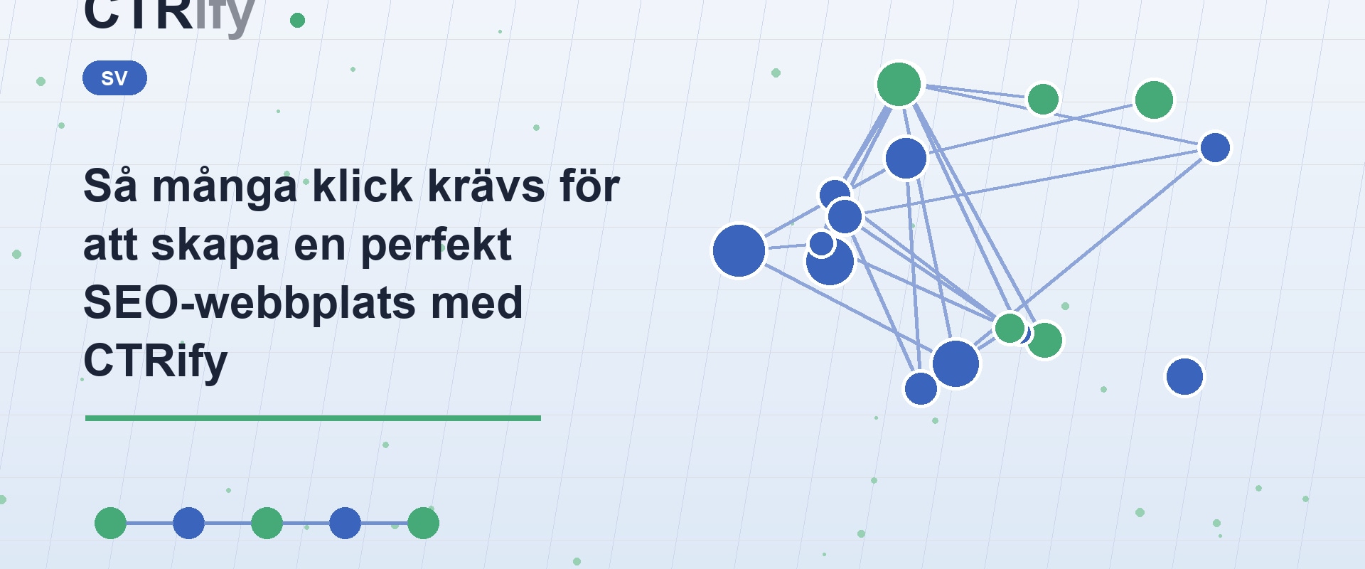 Så många klick krävs för att skapa en perfekt SEO-webbplats med CTRify
