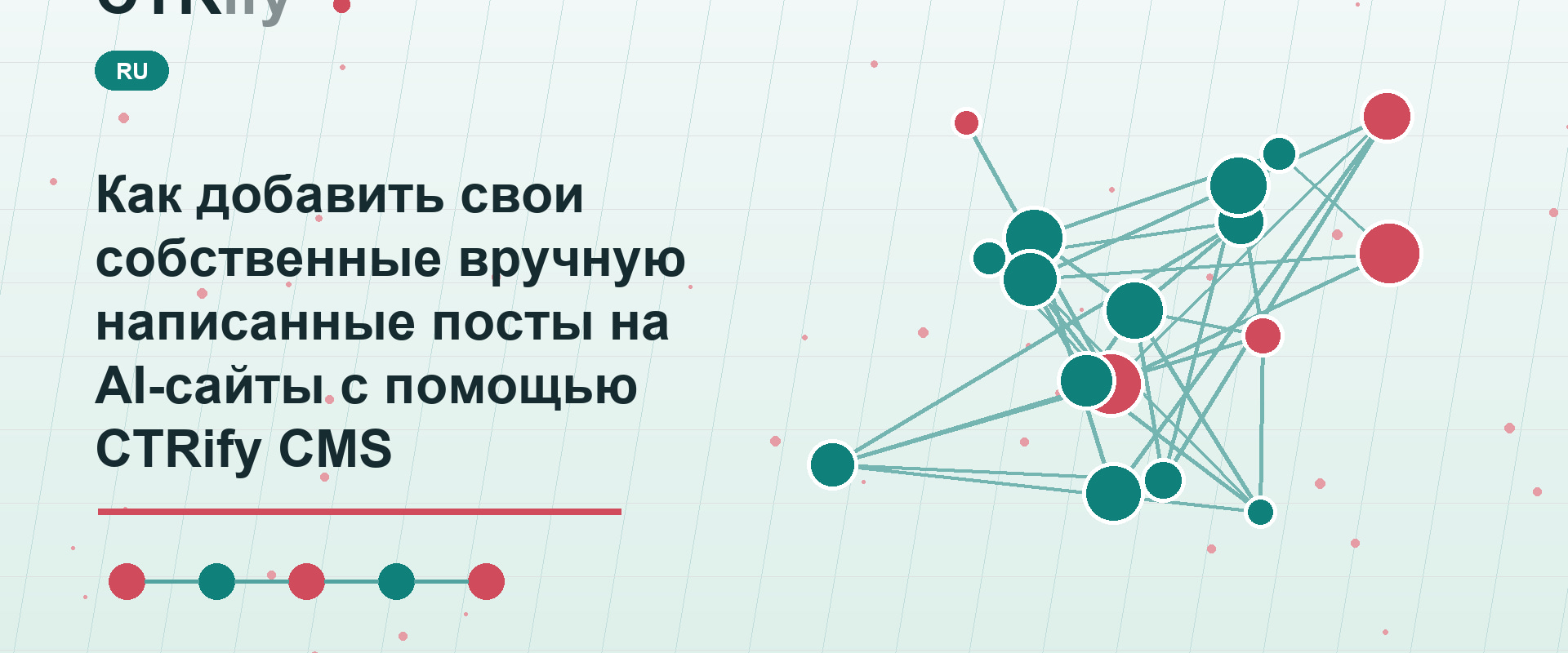 Как добавить свои собственные вручную написанные посты на AI-сайты с помощью CTRify CMS