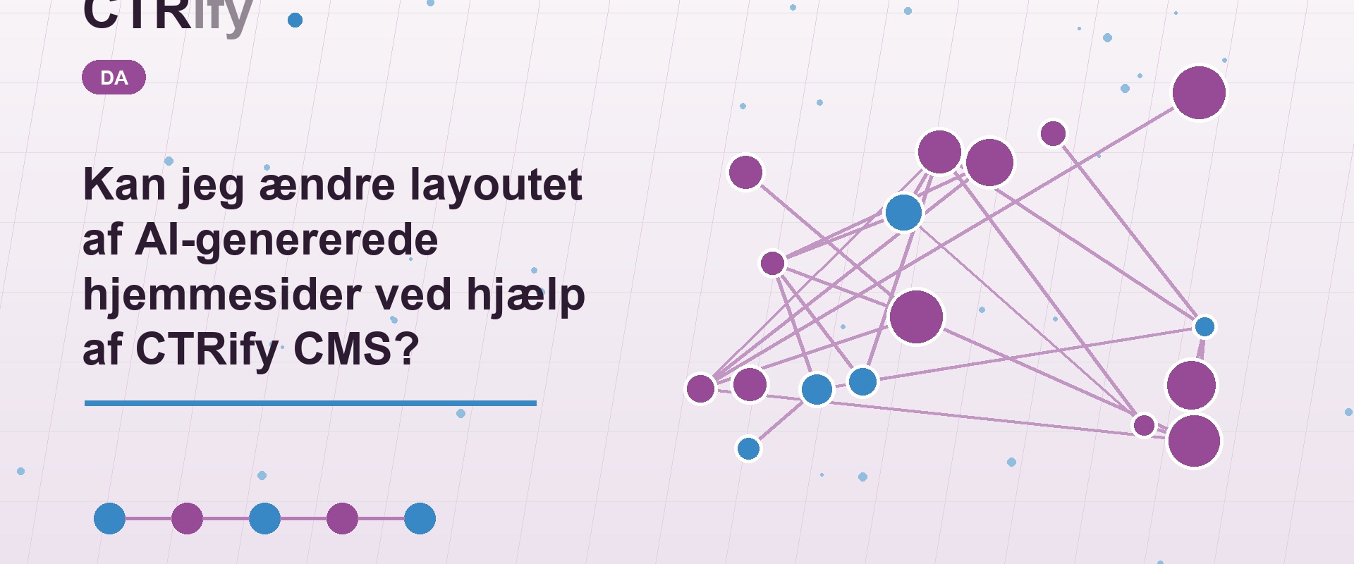 Kan jeg ændre layoutet af AI-genererede hjemmesider ved hjælp af CTRify CMS?