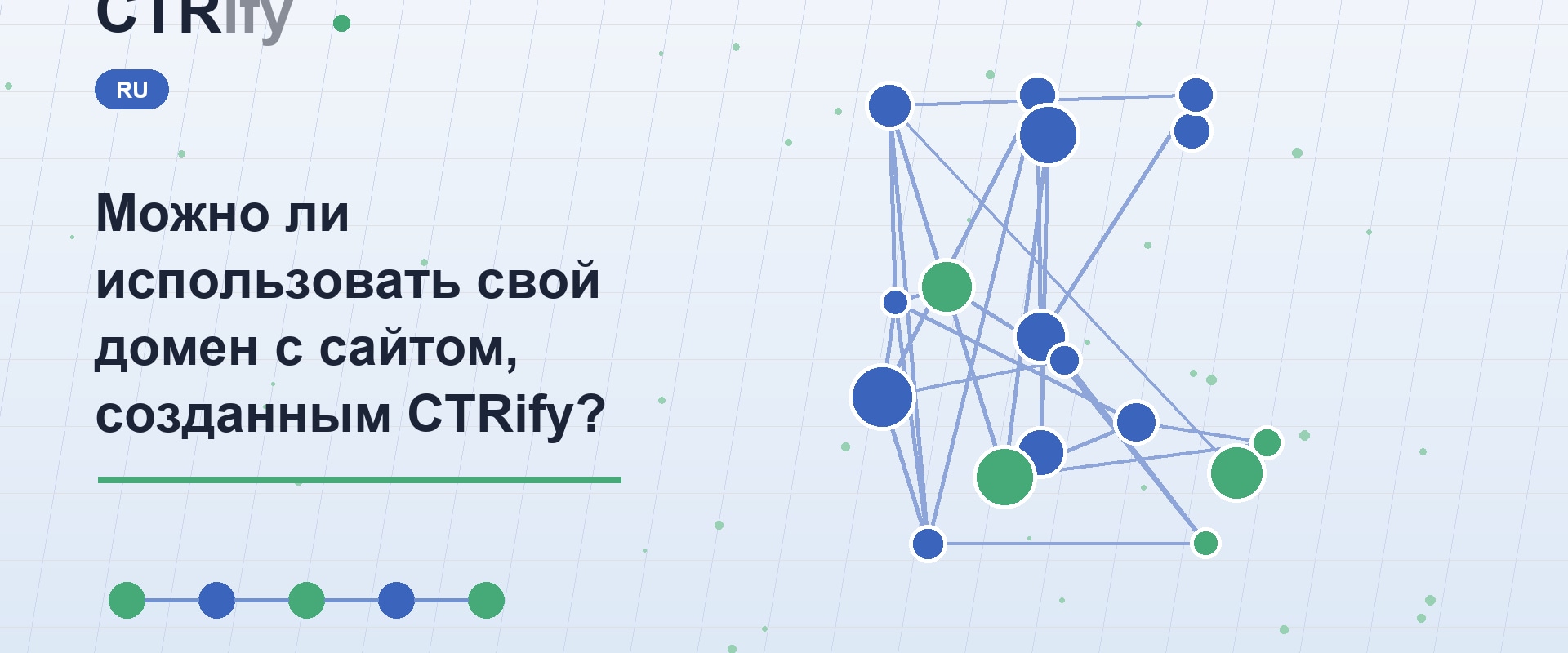 Можно ли использовать свой домен с сайтом, созданным CTRify?