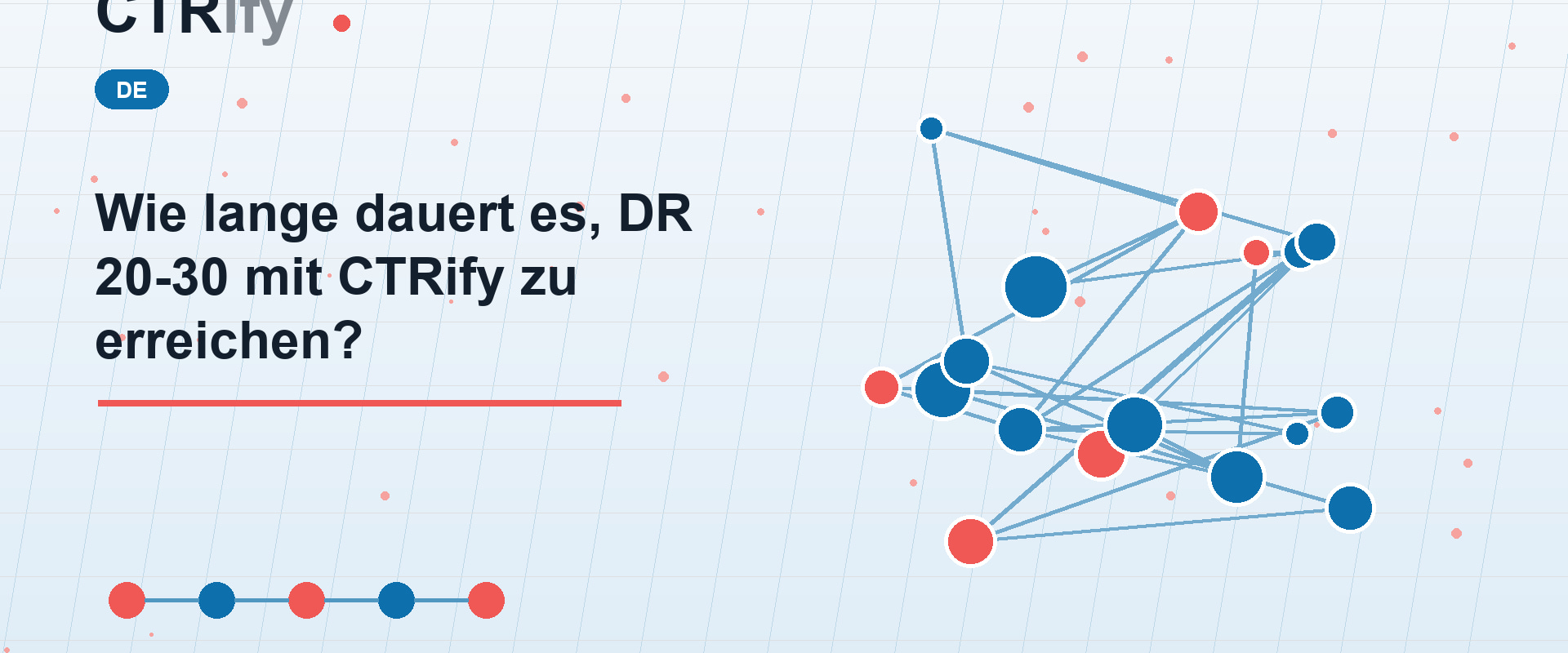 Wie lange dauert es, DR 20-30 mit CTRify zu erreichen?