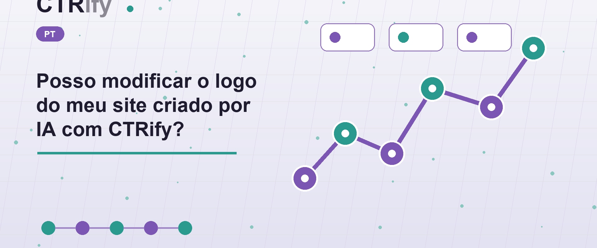 Posso modificar o logo do meu site criado por IA com CTRify?