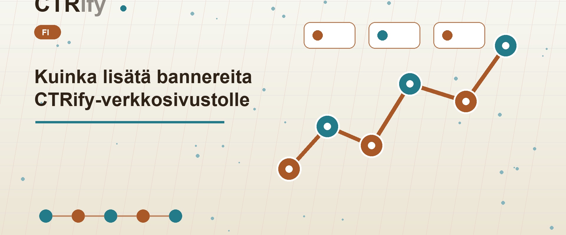 Kuinka lisätä bannereita CTRify-verkkosivustolle