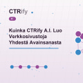 Kuinka CTRify A.I. Luo Verkkosivustoja Yhdestä Avainsanasta