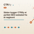 Sådan bygger CTRify et perfekt SEO-websted fra ét nøgleord