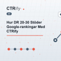 Hur DR 20-30 Stöder Google-rankingar Med CTRify