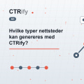 Hvilke typer nettsteder kan genereres med CTRify?