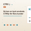 Så kan en byrå använda CTRify för flera kunder