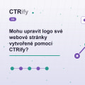 Mohu upravit logo své webové stránky vytvořené pomocí CTRify?