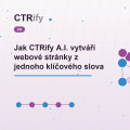 Jak CTRify A.I. vytváří webové stránky z jednoho klíčového slova