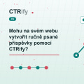 Mohu na svém webu vytvořit ručně psané příspěvky pomocí CTRify?