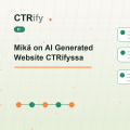 Mikä on AI Generated Website CTRifyssa