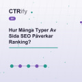 Hur Många Typer Av Sida SEO Påverkar Ranking?