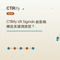 CTRify UX Signals 能影响哪些关键词类型？