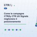 Come le campagne CTRify CTR UX Signals migliorano il posizionamento