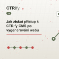 Jak získat přístup k CTRify CMS po vygenerování webu