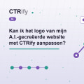Kan ik het logo van mijn A.I.-gecreëerde website met CTRify aanpassen?