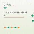 CTRify 백링크와 PPC 비용 비교