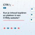 Kun je inhoud kopiëren en plakken in een CTRify-website?