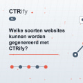 Welke soorten websites kunnen worden gegenereerd met CTRify?
