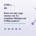Kann ich das Logo meiner von A.I. erstellten Website mit CTRify ändern?