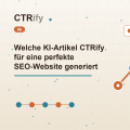 Welche KI-Artikel CTRify für eine perfekte SEO-Website generiert