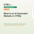 Que es una AI Generated Website en CTRify