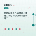 我可以在自己的网站上使用CTRify WordPress插件吗?