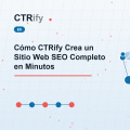 Cómo CTRify Crea un Sitio Web SEO Completo en Minutos