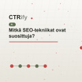 Mitkä SEO-tekniikat ovat suosittuja?