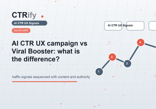 AI CTR UX oder Viral Booster: der Unterschied